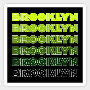 Green Brooklyn Magnet